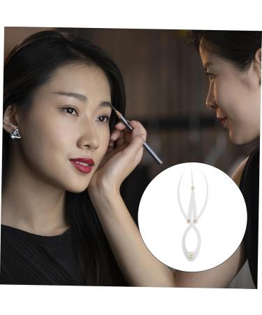 1 Pc Three- Point Grooming Stencil Girl Eyebrow Measuring Tool Positioning Ruler Travel Portable - Buy Online on SooperMarket.com