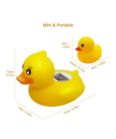 MSNUNA Baby Thermometer & Floating Duck Toy - Safe Bath Temperature Monitor - Buy Online on SooperMarket.com