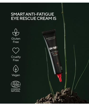 M dara Organic Skincare Smart Anti-Fatigue Eye Cream | 100% Natural Vegan Anti-Aging for Enhanced Radiance - 15 ml - Buy Online on SooperMarket.com