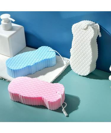 Soft Exfoliating Bath Sponge Dead Skin Remover (3 Pack) - Buy Online on SooperMarket.com