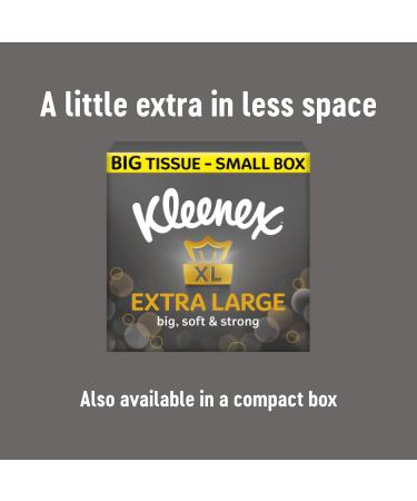 Kleenex Extra Large Facial Tissues - 100% Recyclable 16 Boxes (1440 Tissues) - Soft & Strong for All Needs | International Shipping Available - Buy Online on SooperMarket.com