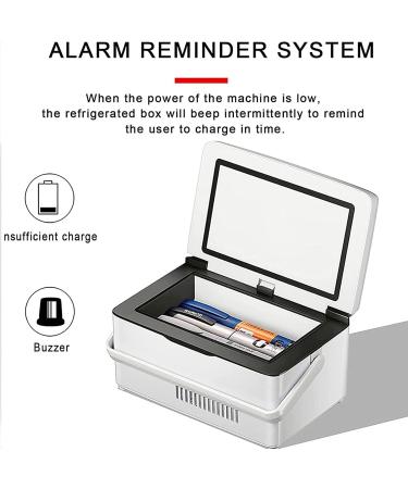 Portable Insulin Cooler Box Rechargeable Car Travel Refrigerator LCD Display Super Large Capacity for Insulin Interferon Growth Hormone Touchsupercapacity-triplebattery - Buy Online on SooperMarket.com