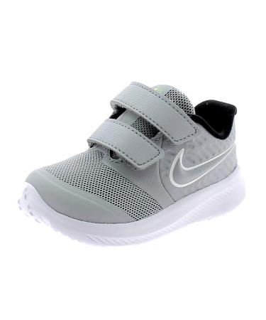 NIKE Boy's Star Runner 2 (Psv) Running Shoe 2.5 UK Multicolour Wolf Grey White Black Volt 5