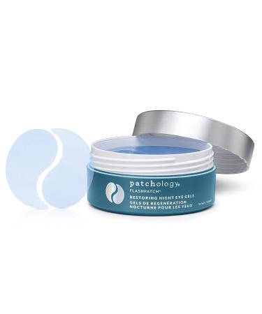 Patchology Restoring Night Eye Gels - Under Eye Patches For Dark Circles and Puffy Eyes Care - Anti Aging Under Eye Masks with Retinol - Eye Bags, Puffiness & Wrinkles Reducer (30 Pairs)