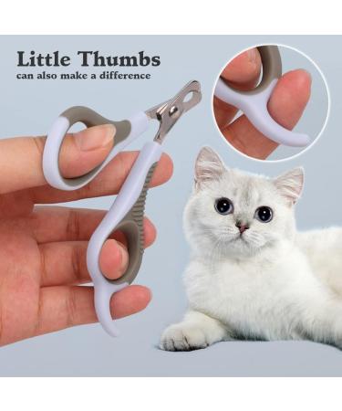 NALEINING Cat Nail Clippers Professional Pet Nail Clippers for Cats Dogs Rabbits and Guinea Pigs (Small Blue) - Buy Online on SooperMarket.com