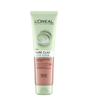 L'Oreal Paris Pure Clay Red Algae Glow Face Scrub 150 ml Red Algae Glow Scrub