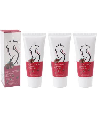 Cellulite Fat Burning Cream Coffee Extract Slimming Cream for Calorie Burn Skin Revitalization and Moisturizing 60g (3 Pack) with Healthy Look - Buy Online on SooperMarket.com