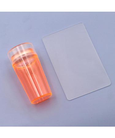Nail Art Stickers for Women - Fluorescent Blue Silicone Stamp Tool | Party Decor & Manicure Essentials - Buy Online on SooperMarket.com
