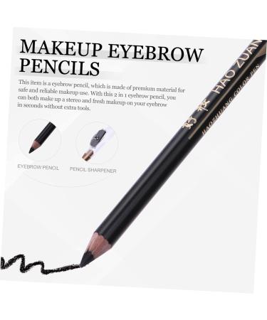 Mikinona 8pcs Sharpener Eyebrow Pencil beauty eyebrow pen Wooden waterproof eyebrow pencil 1 count (Pack of 1) Black - Buy Online on SooperMarket.com