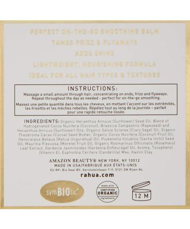 Rahua Smoothing Hair Balm 0.62 oz - Natural Anti-Frizz Moisturizer for Health and Shine - Organic, Best for All Hair Types - Buy Online on SooperMarket.com