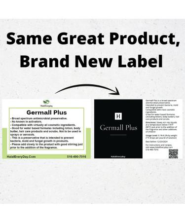 Germall Plus Natural Preservative 8oz - Broad Spectrum Formula for Water-Based Cosmetics - Buy Online on SooperMarket.com