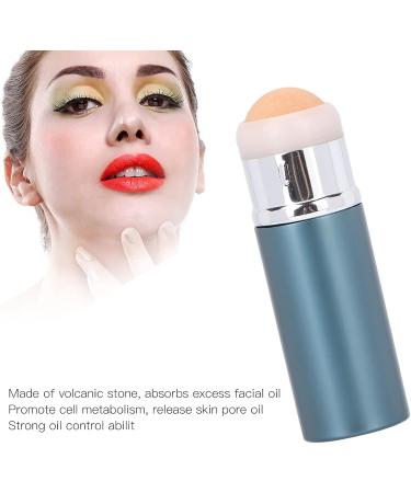 Oil Absorbing Roller for Women Girls Effective Oil Removing Volcanic Stone Facial Roller for Forehead Nose Eyes Reusable Easy Cleaning Face Roller for Face Massage(Oil-absorbing roller-dumb blue) - Buy Online on SooperMarket.com
