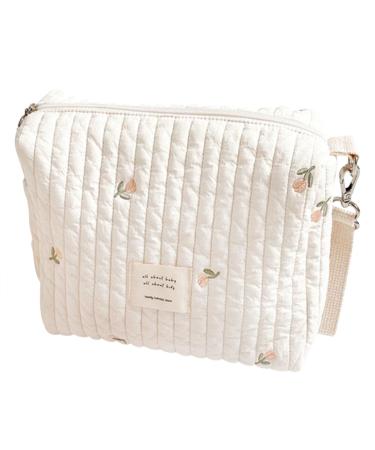 Universal portable baby wrap pockets diaper bags for newborns mini diamond pockets organizer for mothers zipper embroidered printed bear 1