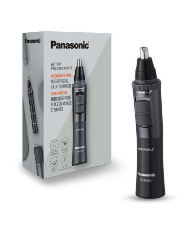 Panasonic Men's Ear and Nose Hair Trimmer | Wet/Dry, Hypoallergenic Dual Edge Blade | ER-GN30-H Black - Buy Online on SooperMarket.com