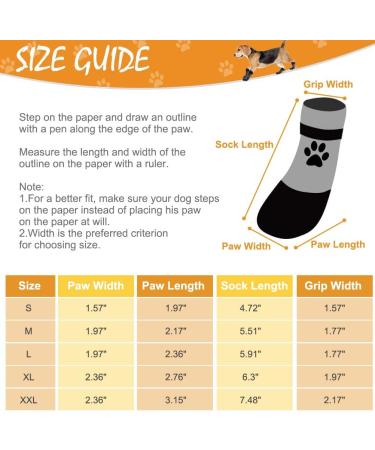 BINGPET Dog Socks - Outdoor Anti Slip Paw Protector for Hardwood Floors, Waterproof with Reflective Straps, Traction Control - Grey, Large - Buy Online on SooperMarket.com