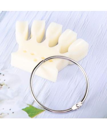 Mikinona 1 Set Demonstration Color Board Nail Art Tool Color Model Nail Color Display Tips Nail Polish Color Display Ring Nail Polish Rack Nail Color Display Sticks Manicure Tools Size 1 As Shown - Buy Online on SooperMarket.com