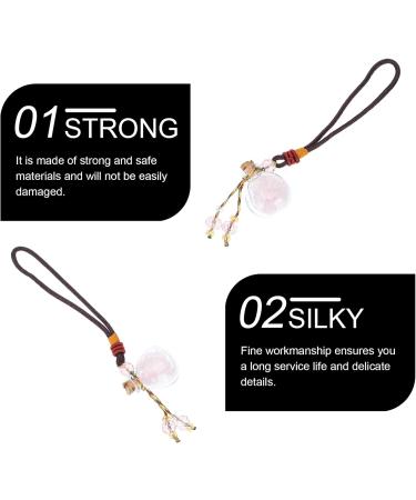 Minkissy 1pc Essential Oil Perfume Bottle Car Diffuser Auto Perfume Bottle Pendant Car Hanging Car Crystal Hanging Accessories Car Interior Ornament Crystal Car Glass Five Elements Stone Assorted Color - Buy Online on SooperMarket.com