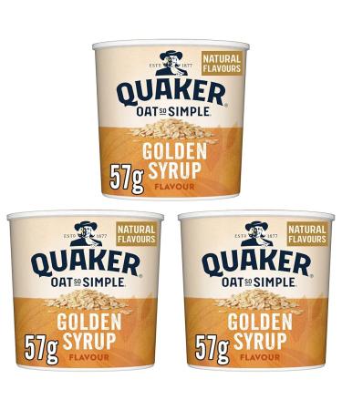Quaker Oat So Simple Golden Syrup Porridge Pots 57 g (Pack of 24)