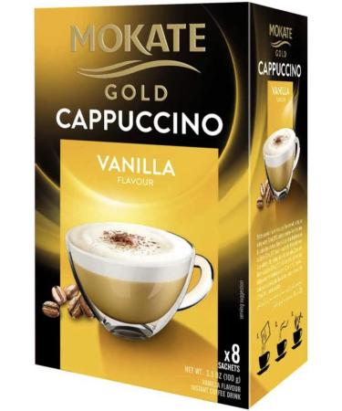Mokate Gold Cappuccino Vanilla Flavour 6 boxes x 8 sachets - Buy Online on SooperMarket.com
