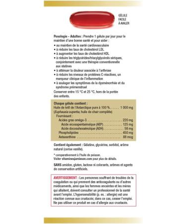 Jamieson Ultra Strength Krill 1000mg 30 Softgels - Buy Online on SooperMarket.com