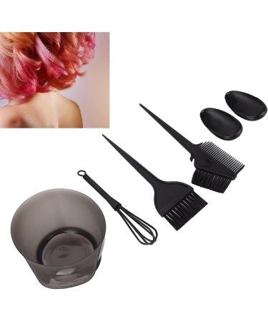 Hair Dyeing Kit Ergonomic Professional Compact Portable Mixing Tool Hair Dye Brush Bowl Ear Cover for Hairdresser for Individual Use for Hair Salon(black) - Buy Online on SooperMarket.com