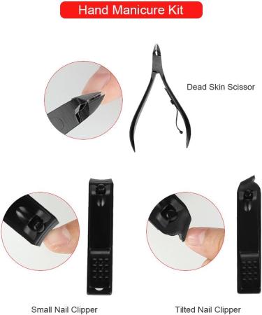 Professsional Stainless Steel Nail Clippers Fingernail Toenail Cutter Toenail Pedicure Corrector Tool Clippers Kit Manicure Tools for Nail Art Salon Home Use - Buy Online on SooperMarket.com