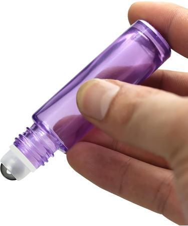 Tianzd 10ml Blue Glass Roller Bottles - 6 Pack with Gold Caps | Ideal for Essential Oils & Roll-On Applications | Includes Funnel Opener - Buy Online on SooperMarket.com