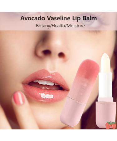 Natural Lip Balms Long-lastings Moisturizing Hydrating Lipstick Anti Cracked Reduce Lip Line Lip Care Makeup Cosmetic Natural Lip Care Beauty Treat Sweetheart Strawberr - Buy Online on SooperMarket.com