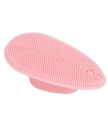 Silicone Face Brush Convenient Facial Cleansing Brush Deep Cleaning for Face Cleaning for Baby Shower(pink)