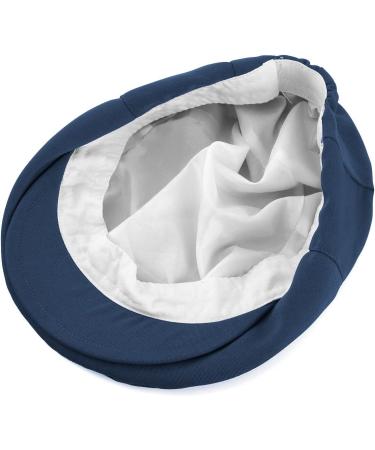 Mint Green Baby Flat Cap | Vintage Drivers Hat | Breathable & Soft | 0-8 Years | Navy Blue - Buy Online on SooperMarket.com