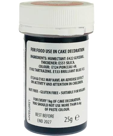 Sugarflair Spectral Food Colouring Paste Blood Red 25g - Vibrant and Intense Shade for Baking and Decorating - Buy Online on SooperMarket.com