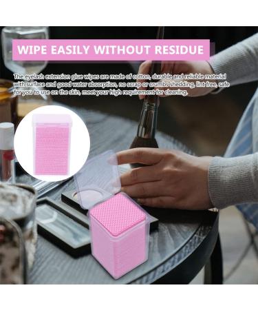 KALLORY Makeup Wipes & Nail Polish Remover Pads - Lint Free Eyelash Extension Cleaning Cotton Pads (4 Boxes) | Shop Internationally - Buy Online on SooperMarket.com