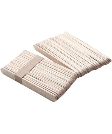 Wooden Wax Applicator Spatula Stick Hair Removal Disposable Stick 10 PCS - Buy Online on SooperMarket.com
