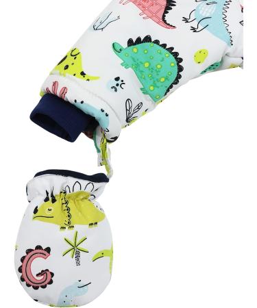 Baby Boys Winter Hooded Romper Snowsuit - H 6-9 Months | Cotton Jumpsuit Outfits - Buy Online on SooperMarket.com