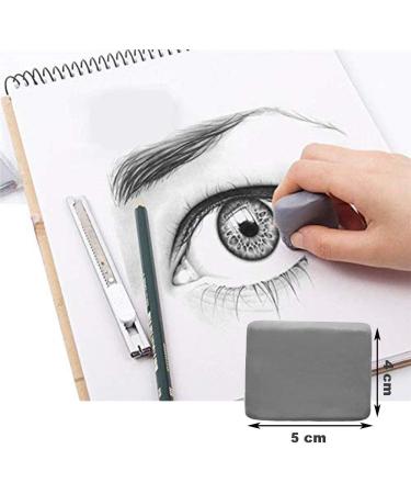 22-Piece Blending Stumps & Tortillions Set with Sharpeners, Extension Tool, and Eraser - Ideal for Student Sketch Drawing - Buy Online on SooperMarket.com