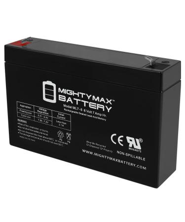 Mighty Max Battery 6V 7Ah SLA Replacement Battery for BB HR9-6