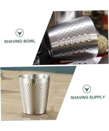 Angoily 1st Beer Mug Shaving Set - Rustproof Metal Brush & Shell Wood Cup - 7.1x7cm - Perfect for Men s Grooming - Buy Online on SooperMarket.com