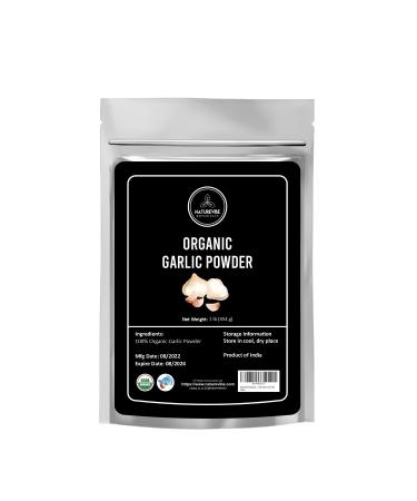 Naturevibe Botanicals USDA Organic Garlic Ground Powder 1lb | Raw, Gluten-Free & Non-GMO | Healthy Spice | Adds Flavor and Taste Packaging May Vary 1 Pound (Pack of 1)