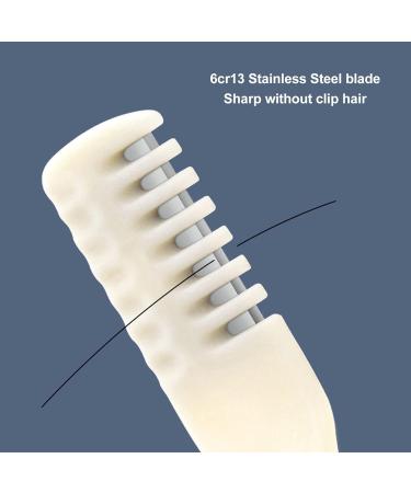 Nose Hair Knife 3 Piece Manual Nose Hair Tool Portable Double Sided Nose Hair Knife for Ear Facial - Buy Online on SooperMarket.com