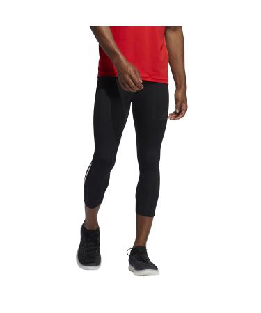adidas Men's Techfit 3/4 Tight 3-Stripes Black X-Large