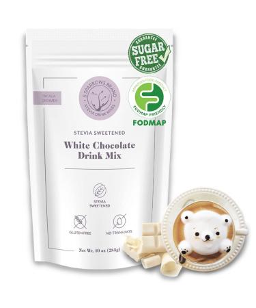 5 Sparrows Sugar-Free White Chocolate Flavored Drink Mix - Stevia, Diabetic Friendly, Low FODMAP - No Sugar Coffee Creamer, 10oz White Chocolate 10 oz 10 Ounce (Pack of 1)