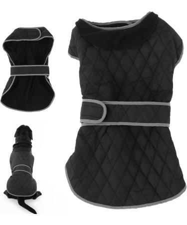 Entatial Pet Warm Jacket for Large Dogs - Versatile Windproof Adjustable Dog Coat with Plush Lining for Cold Weather - Buy Online on SooperMarket.com