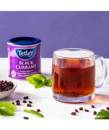 Tetley Black Currant Black Tea - 24 Tea Bags 48 Grams Contains Caffeine BlackCurrantSpecialtyTea - Buy Online on SooperMarket.com