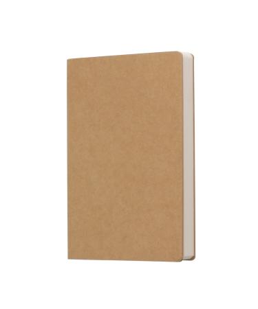 Kraft Cover Blank 100g Full Wood Paper Sketch Book - 112 Sheets / 224 Pages - 140 Millimeters by 210 Millimeters - 350gsm Kraft Paper Cover