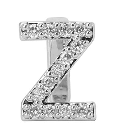Capital Letter False Tooth Braces Single Hip Hop Fake Teeth Decoration Halloween Tooth Accessories (Silver) Z Silver