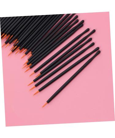 Mikinona Lip Liner Brush Eyeliner 100pcs Eyeliner Makeup Tools Wand Applicator Girl Makeup Brush Brush Liquid Eyeliner Brush - Buy Online on SooperMarket.com
