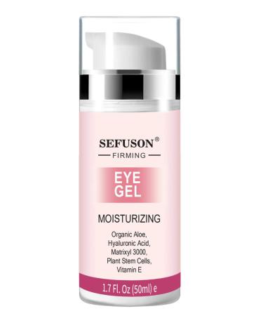 Eye Gel Best Eye Cream for Appearance of Dark Circles Puffiness Wrinkles and Bags. Super Eye Cream Moisturizer Serum for Men & Women