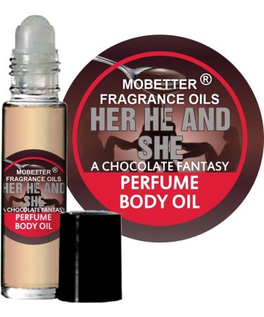 MOBETTER FRAGRANCE OILS Her He and She Chocolate Fantasy Perfume body oil