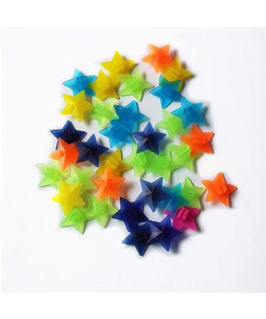 Yun River Kids' Bike Spokes Decoration / 105pcs Star Shaped Bicycle Spokes Plastic Beads