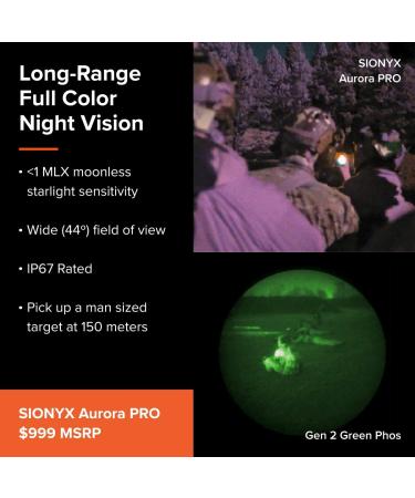 SiOnyx Aurora PRO NVG I Full Color Digital Night Vision Camera with Hard Case I Infrared Monocular Spotting Scope I GPS  Compass  Water Resistant  WiFi & Recording Capabilities. - Buy Online on SooperMarket.com